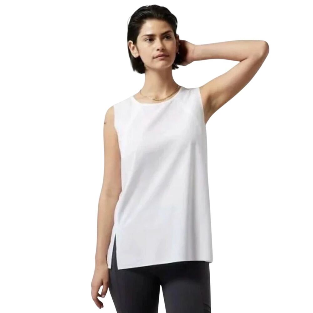 Athleta Zephyr Refined Tank White NWT XL